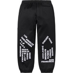 Supreme Worldwide Tricot Track Pant (SS25) - Black