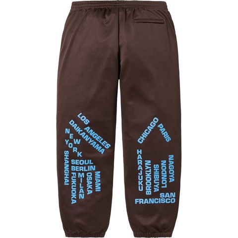 Worldwide Tricot Track Pant - spring/summer 2025 - Supreme