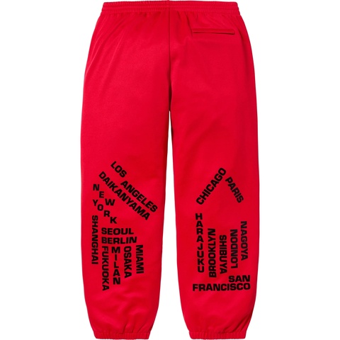 【tmu】Worldwide Tricot Track Pant Worldwide Tricot Track Pant - spring/summer 2025 - Supreme