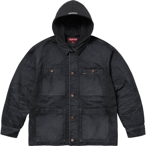 Worn Hooded Chore Coat - spring/summer 2025 - Supreme