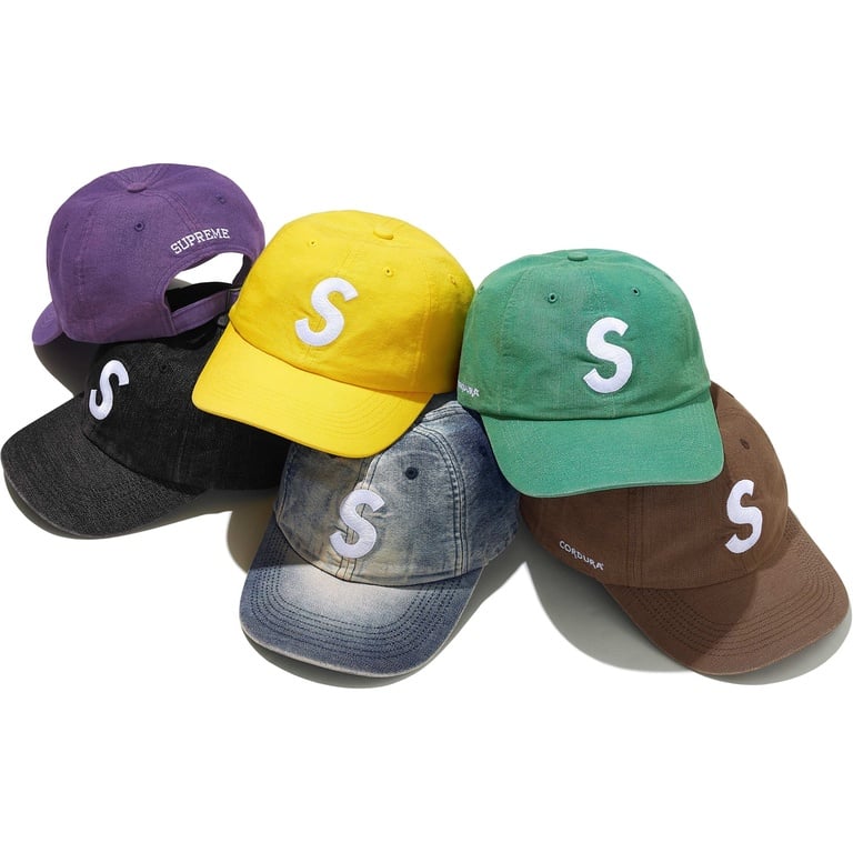 Supreme Cordura® Denim S Logo 6-Panel (spring/summer 2025) - $54.00