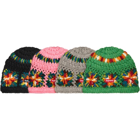 帽子 Supreme Crochet Logo Beanie 2025fw Supreme Crochet Logo Beanie Brown - FW25 - US