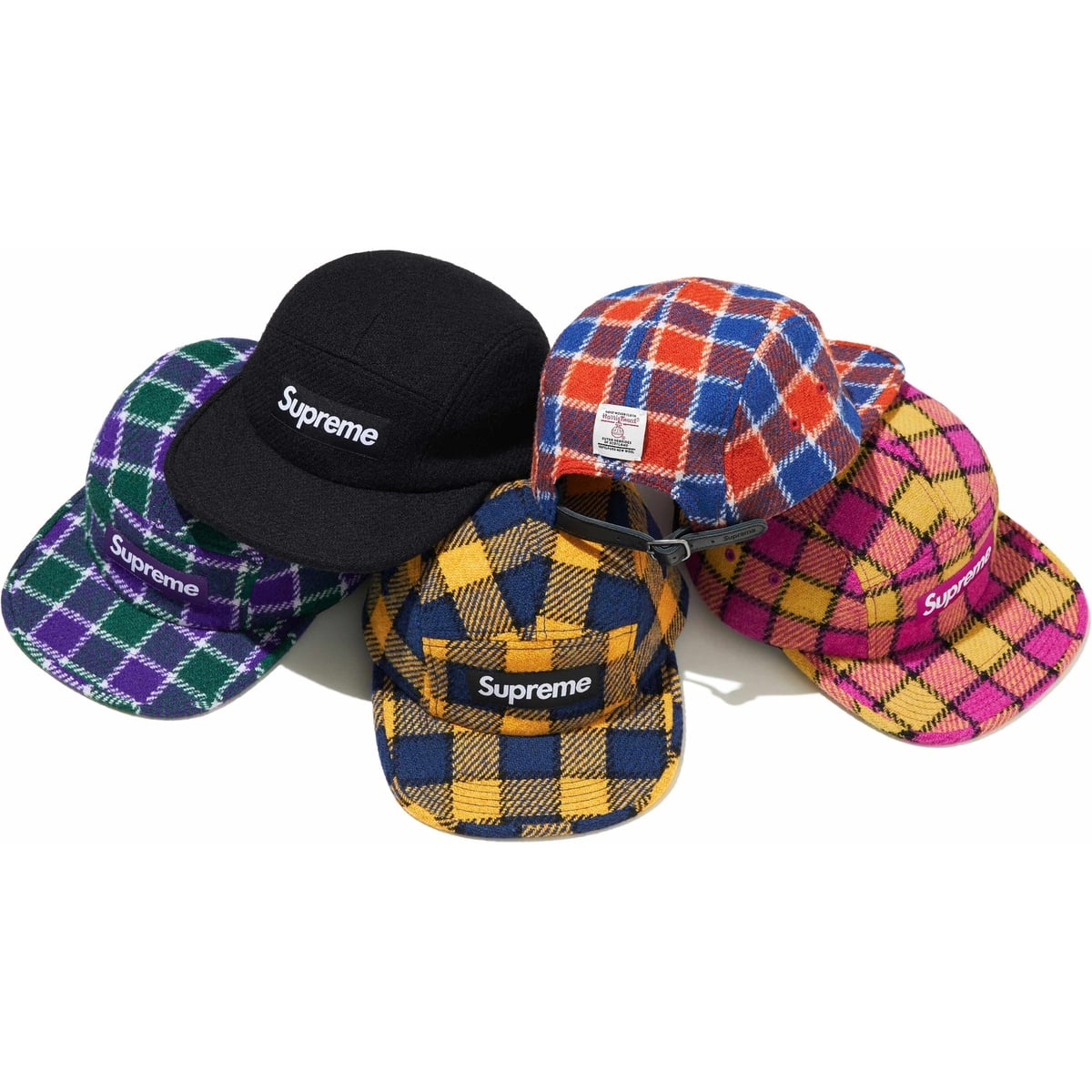 Harris Tweed® Camp Cap - SupremeCommunity