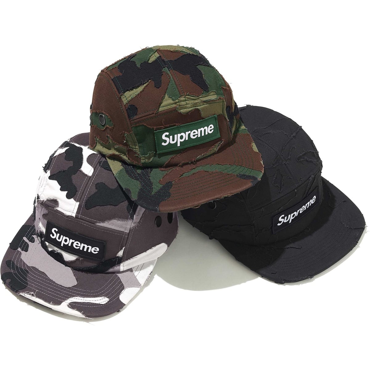 Layered Camo Camp Cap - SupremeCommunity