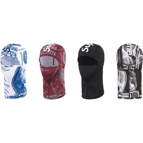 シュプリーム Supreme Lightweight Balaclava Supreme Mesh Lightweight Balaclava Black - SS24 - US