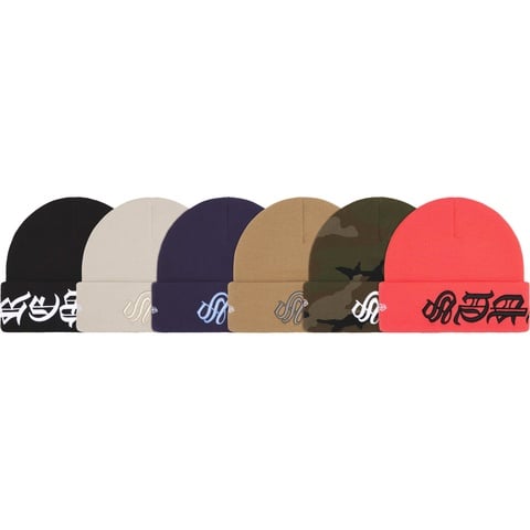New Era® Blackletter Beanie - spring/summer 2025 - Supreme