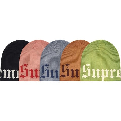 Supreme Old English Printed Beanie オリーブ Old English Printed Beanie - spring/summer 2025 - Supreme
