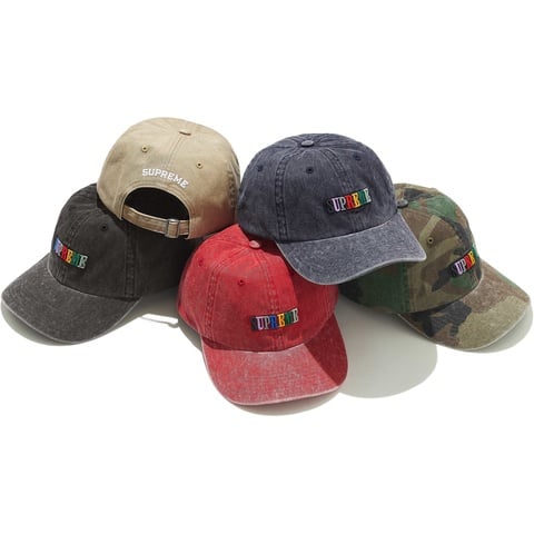 SUPREME Pigment Dye 6-Panel ベージュキャップ Pigment Dye 6-Panel - spring/summer 2025 - Supreme