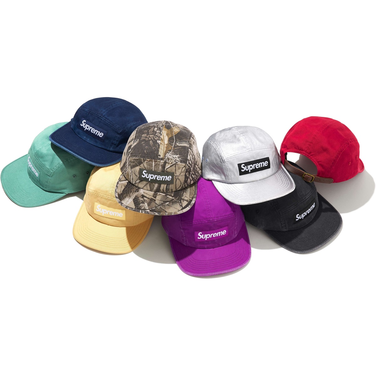 Washed Chino Twill Camp Cap - SupremeCommunity