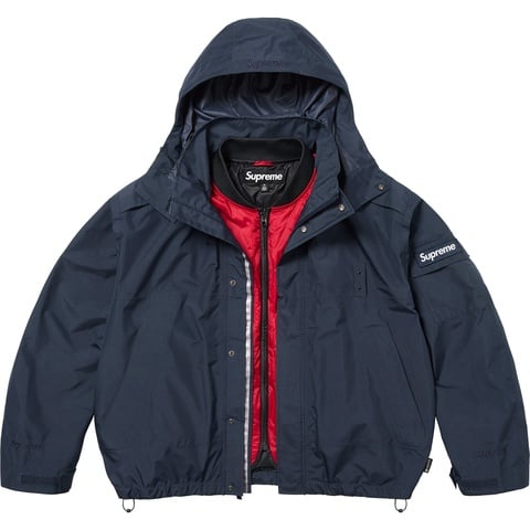 Supreme 2-in-1 GORE-TEX Shell + Quilted Liner Vest - Navy