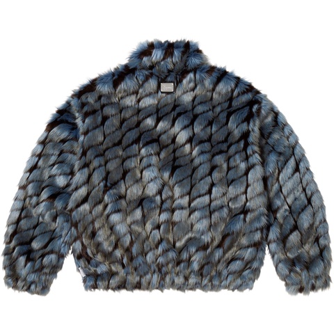 Supreme 2-Tone WINDSTOPPER® Faux Fur Jacket - Blue
