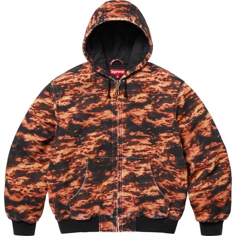 AOI Embroidered Hooded Work Jacket - Supreme