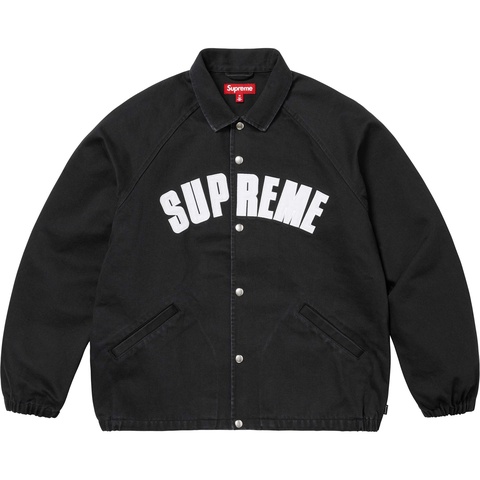 Supreme Arc Denim Coaches Jacket - Black