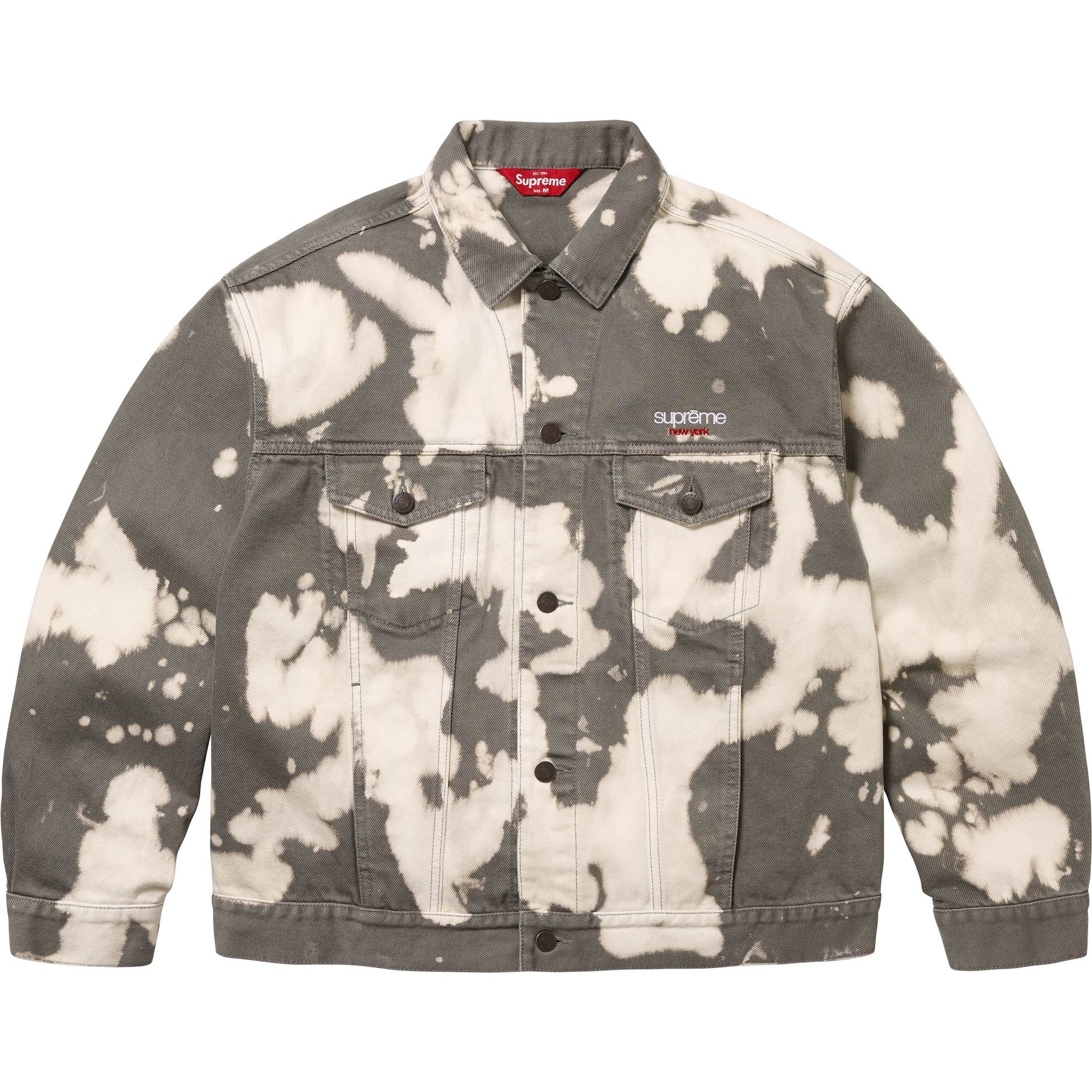 Supreme Denim Trucker Jacket (SS25) - Bleached - $198