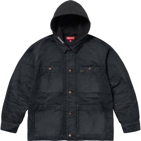Worn Hooded Chore Coat - spring/summer 2025 - Supreme