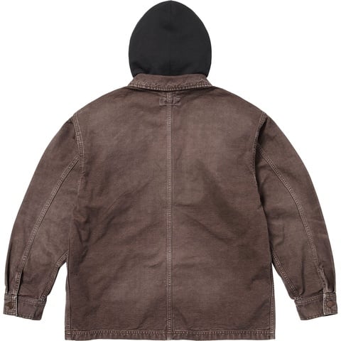 Worn Hooded Chore Coat - spring/summer 2025 - Supreme