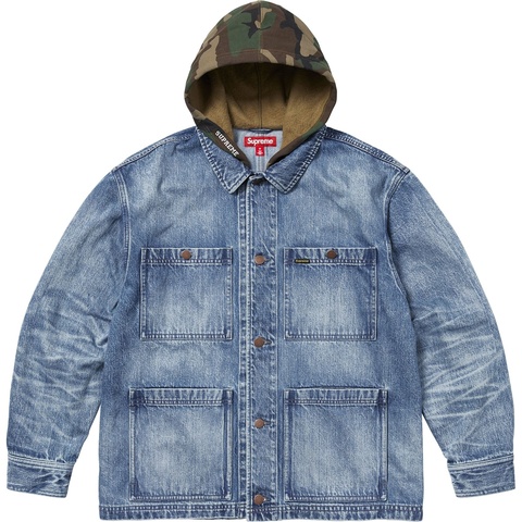Worn Hooded Chore Coat - spring/summer 2025 - Supreme