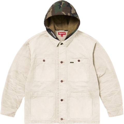 Worn Hooded Chore Coat - spring/summer 2025 - Supreme