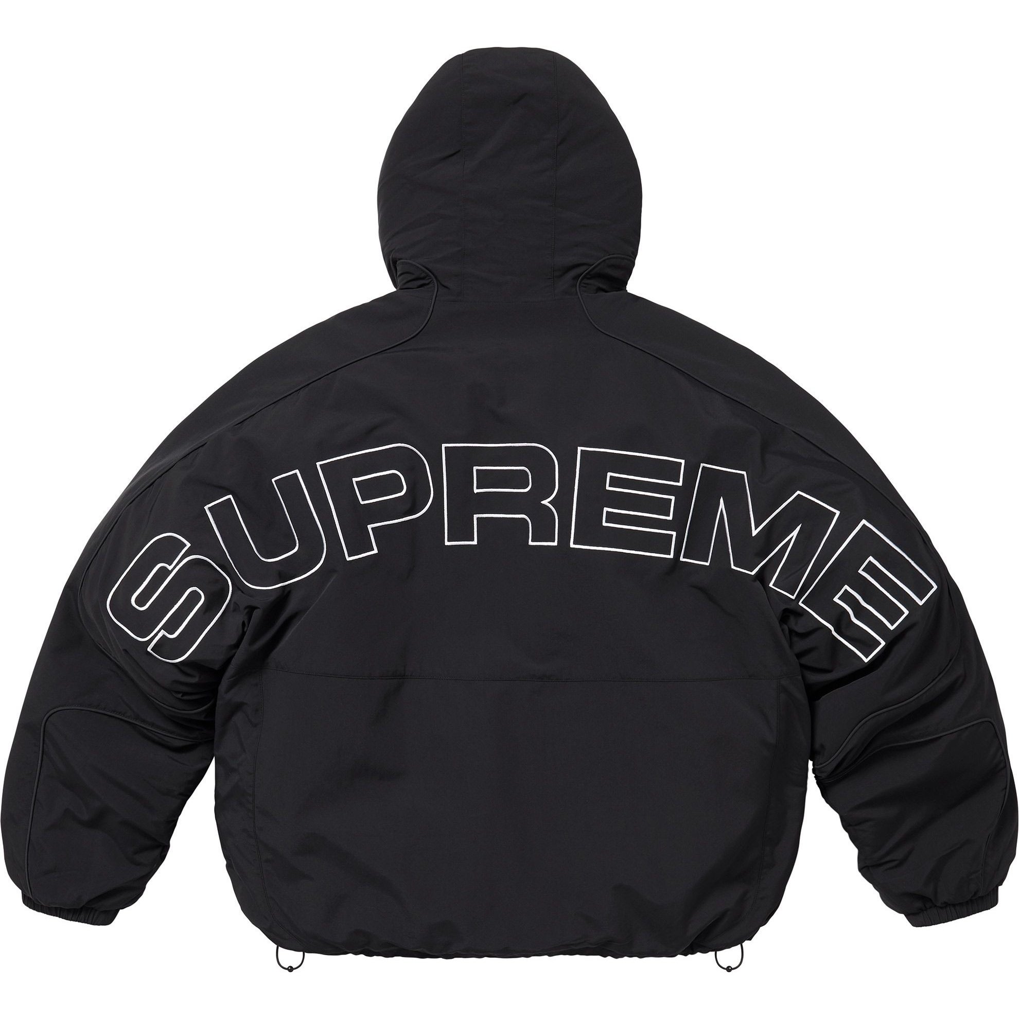 Supreme Faux Fur Reversible Hooded Track Jacket (SS25) - Black - $368