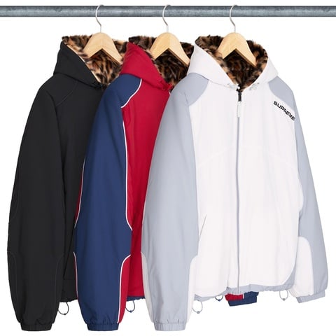 Faux Fur Reversible Hooded Track Jacket - Supreme
