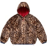 Supreme Faux Fur Reversible Hooded Track Jacket (SS25) - Red