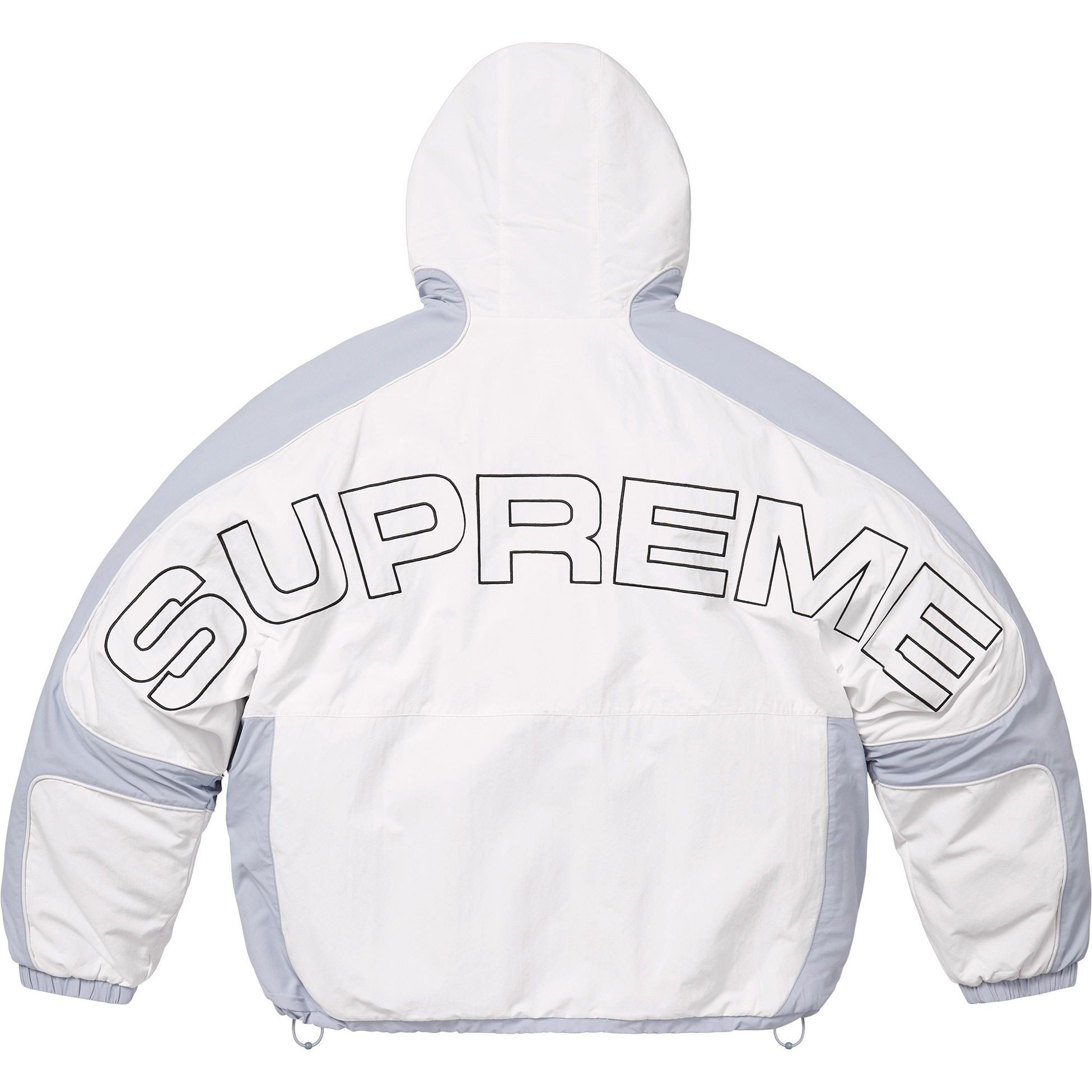 Supreme Faux Fur Reversible Hooded Track Jacket (SS25) - White - $368