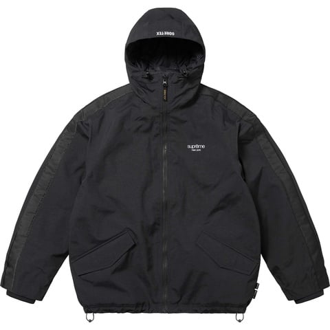 2002 Supreme ストームジャケット ブラック XL GORE-TEX Stripe Hooded Jacket - spring/summer 2025 - Supreme