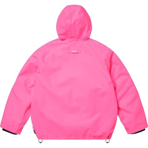 Supreme GORE-TEX Stripe Hooded Jacket - Fluorescent Pink