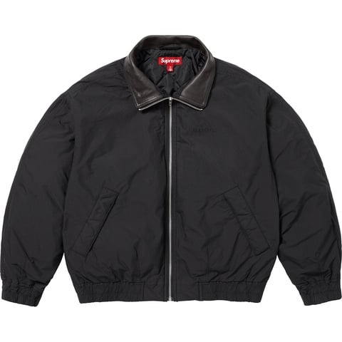Leather Collar Utility Jacket - spring/summer 2025 - Supreme