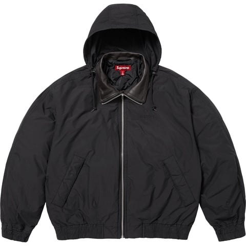Supreme leather collar utility jacket S Leather Collar Utility Jacket - spring/summer 2025 - Supreme