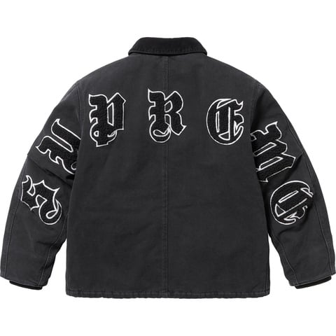 Jacket Work Canvas English Old Supreme Jacket Canvas English Old Sup 490mk- ジャケット・アウター Red US - SS25 - Men's ジャケット・アウター