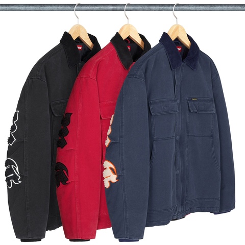 Old English Canvas Work Jacket - Supreme