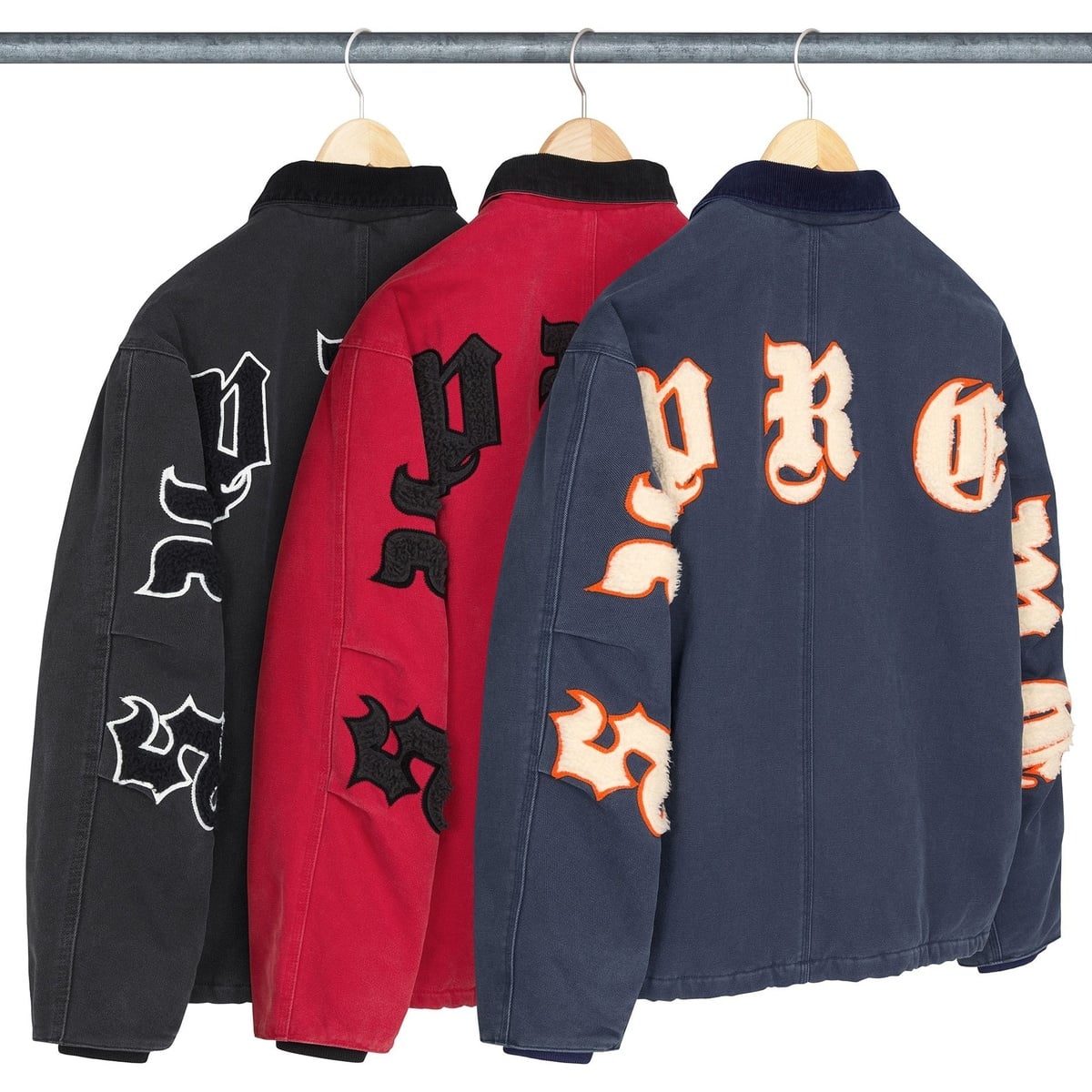 Old English Canvas Work Jacket - Supreme