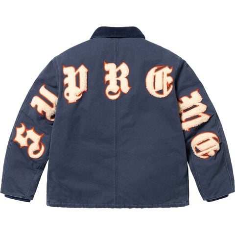 Old English Canvas Work Jacket - Supreme