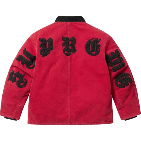 Old English Canvas Work Jacket - Supreme