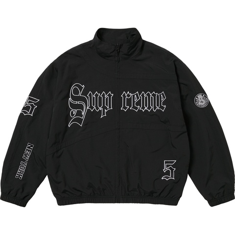 Supreme Old English Track Jacket - Black