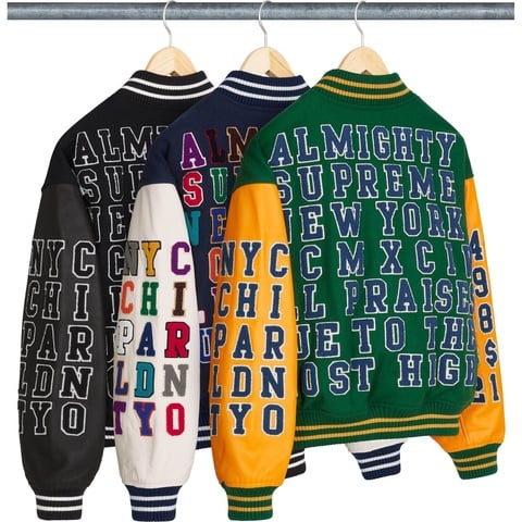 Praises Varsity Jacket - spring/summer 2025 - Supreme