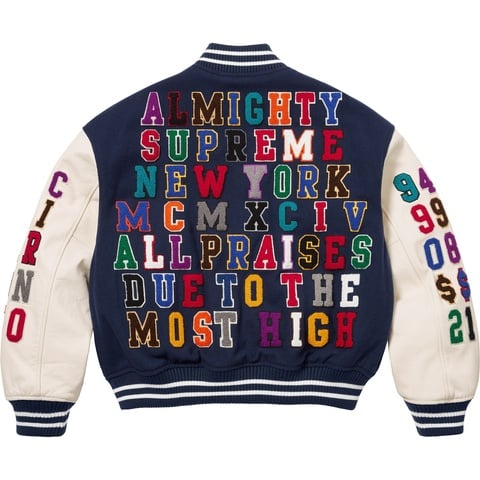 Praises Varsity Jacket - spring/summer 2025 - Supreme