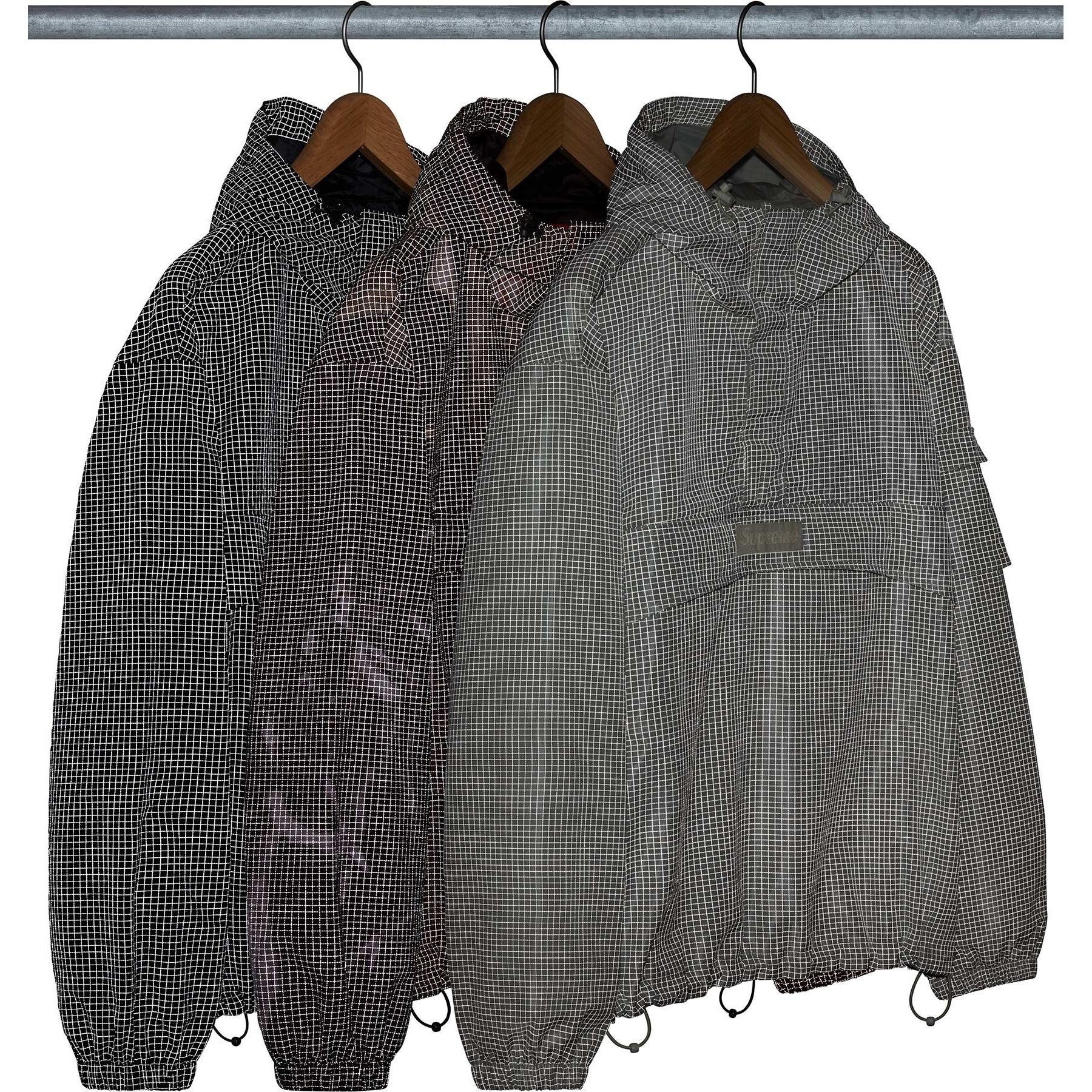 Supreme Reflective Ripstop Anorak (SS25) - Group Shots - $198