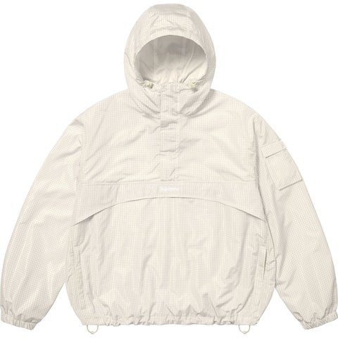 Supreme Reflective Ripstop Anorak - White