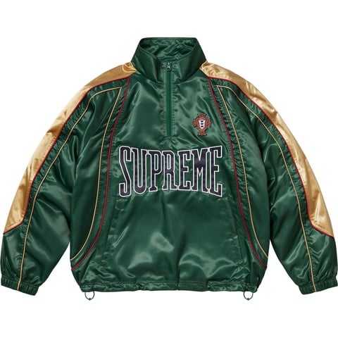 Supreme Satin Piping Pullover - Green