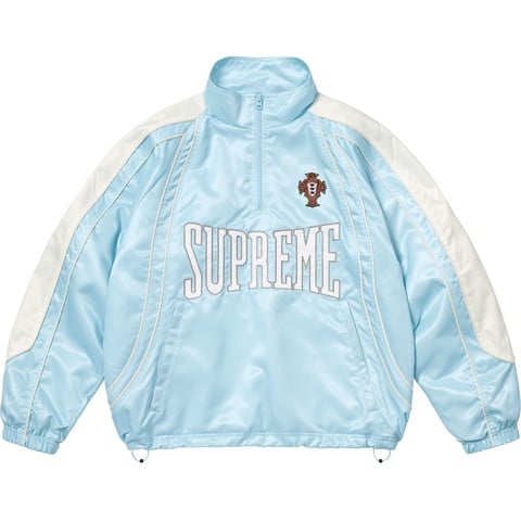 Supreme Satin Piping Pullover - Light Blue