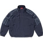 Supreme Spellout Embroidered Track Jacket (SS25) - Navy
