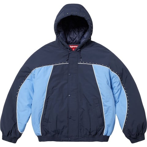 Supreme Studded Stadium Jacket - Navy