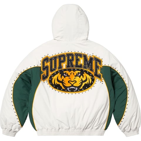 Supreme Studded Stadium Jacket - White