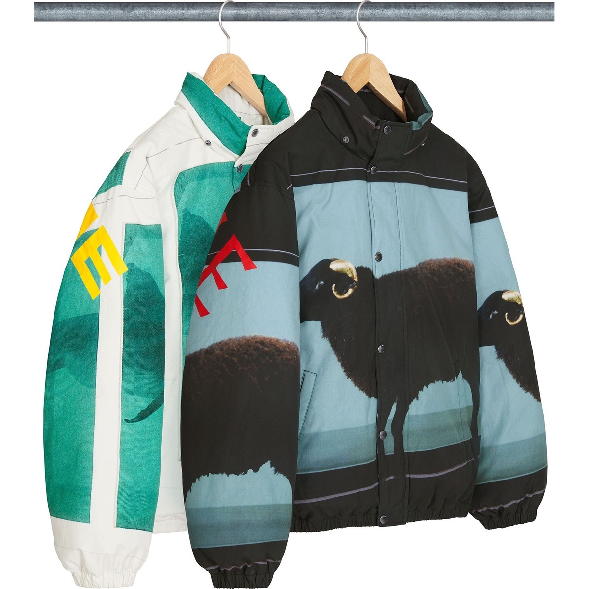 Supreme/Damien Hirst Down Puffer Jacket - SupremeCommunity