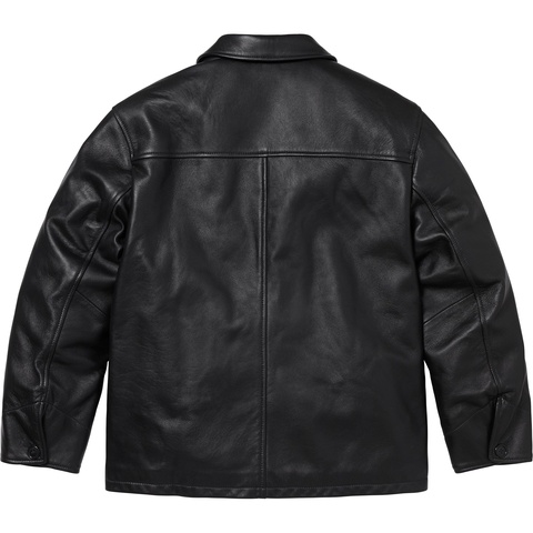 Supreme®/Schott® Leather Car Coat - Supreme