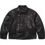 Supreme Supreme Schott Leather Clip Jacket (SS25) - Black