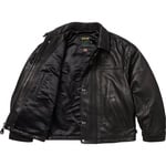 Supreme Supreme Schott Leather Clip Jacket (SS25) - Black