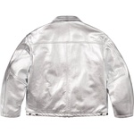 Supreme Supreme Schott Leather Clip Jacket (SS25) - Silver